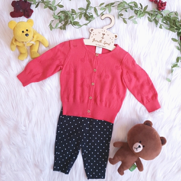 H&M Other - H&M & more Baby Girl Clothes 3-6M Cherry